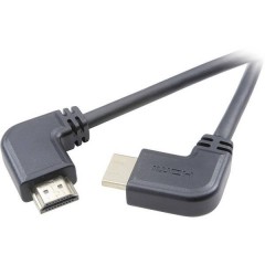 HDMI Cavo 1.50 m Canale di ritorno, Contatti connettore dorato, Ultra HD-HDMI Nero [1x