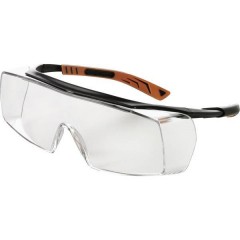5X7 Occhiali da vista antiappannante, incl. Protezione raggi UV Nero, Arancione DIN EN 166