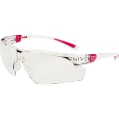 506UP Occhiali di protezione antiappannante, incl. Protezione raggi UV Bianco, Rosa DIN EN 166