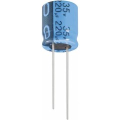 Condensatore elettrolitico 2 mm 47 µF 25 V 20 % (Ø x A) 5 mm x 11 mm 1 pz. radiale