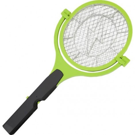 Fly Swatter 90° Bzzz Acchiappamosche (L x L x A) 445 x 228 x 28 mm Nero, Verde 1 pz.