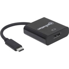 DisplayPort / USB Adattatore [1x Spina C USB 3.2 Gen 2 (USB 3.1) - 1x Presa DisplayPort] Nero Codifica a