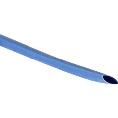 Termoretraibile senza colla Blu 3.20 mm 1.60 mm Restringimento:2:1 1.22 m