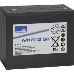 A412/12 SR Batteria al piombo 12 V 12 Ah Piombo-gel (L x A x P) 181 x 157 x 76 mm Spina