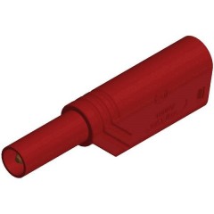 LAS S G Spina a lamelle di sicurezza Spina dritta Ø perno: 4 mm Rosso 1 pz.