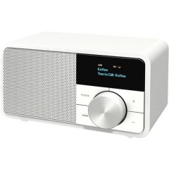 DAB+ 1 mini Radio da tavolo DAB+, FM DAB+, FM, Bluetooth Bianco