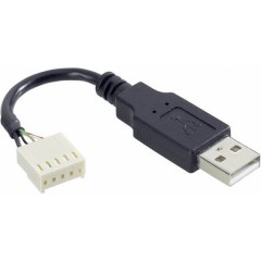Cavo di collegamento adattatore USB 2.0 Spina dritta USB-A Contenuto: 1 pz.