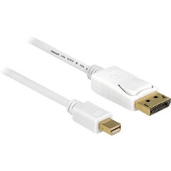  DisplayPort Cavo 5.00 m Contatti connettore dorato Bianco [1x Spina Mini DisplayPort - 1x Spina 