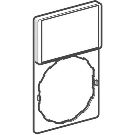  Porta-targhette (L x L) 50 mm x 30 mm senza etichette 1 pz.