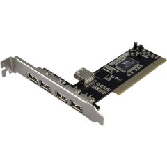  USB 2.0 4 + 1 Port PCI 4+1 Porte Scheda controller USB 2.0 USB-A PCI