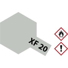 Vernice acrilica Grigio medio (opaco) Codice colore: XF-20 Contenitore in vetro 23 ml