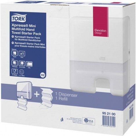, Towel Dispenser Elevation Starter Pack intercalati Mini C & C 952.100 in plastica 1 pc