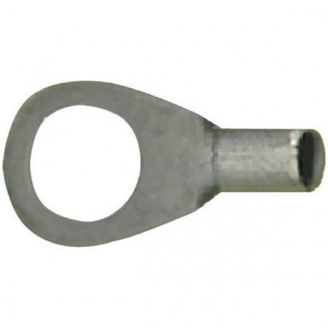 Capocorda ad anello Sezione Max=10 mm² Ø foro=5.3 mm Non isolato Metallo 1 pz.