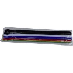 804-06-Bag Fascette a strappo per raggruppare Lato morbido e lato rigido (L x L) 250 mm x 13 mm Colorato
