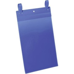 Tasca trasparente portadocumenti Blu scuro (L x A) 223 mm x 530 mm DIN A4 verticale