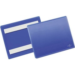 Tasca per etichette, autoadesiva Blu scuro (L x A) 163 mm x 120 mm DIN A6 orizzontale