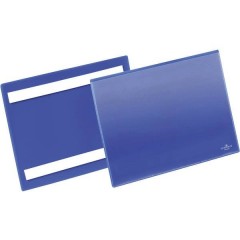 Tasca per etichette, autoadesiva Blu scuro (L x A) 223 mm x 163 mm DIN A5 orizzontale