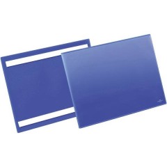 Tasca per etichette, autoadesiva Blu scuro (L x A) 225 mm x 311 mm DIN A4 orizzontale