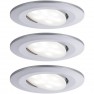 Calla Lampada a LED da incasso per bagno Kit da 3 19.5 W Bianco neutro Cromo (opaco)