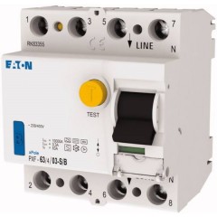 Interruttore differenziale universale sensibile alla corrente S/B 4 poli 63 A 0.3 A 230 V, 400 V