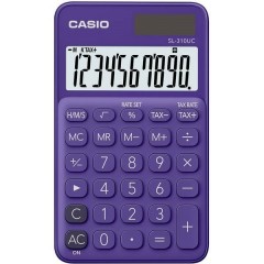 SL-310UC Calcolatrice tascabile Violetto Display (cifre): 10 a energia solare, a batteria (L x A x P) 70 x 8 x 118