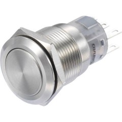 LAS1-AGQ-22/S Interuttore a pressione 250 V/AC 3 A 2 x On / (On) Momentaneo (Ø) 19 mm IP65 1 pz.
