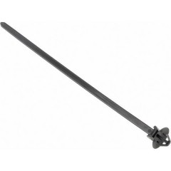 Fascetta per cavi T50SD6 1 pz. 160 mm 5 mm Nero con ancoraggio a freccia e disco