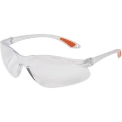 Occhiali di protezione Trasparente, Arancione DIN EN 166-1