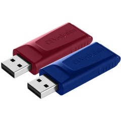 Slider Chiavetta USB 32 GB Rosso, Blu USB 2.0