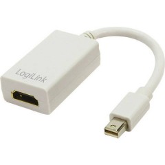 DisplayPort / HDMI Adattatore [1x Spina Mini DisplayPort - 1x Presa HDMI] Bianco 10.00 cm