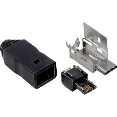 Spina USB tipo Micro-B Spina dritta Contenuto: 1 pz.