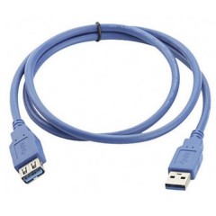 Prolunga USB 3.2 Gen 1 (USB 3.0) [1x Spina A USB 3.2 Gen 1 (USB 3.0) - 1x Presa A USB 3.2 Gen 1 (USB 3.0)]