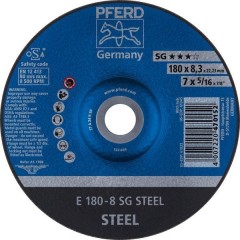 Sg Steel Disco di sgrossatura con centro depresso 180 mm 22.23 mm 10 pz.