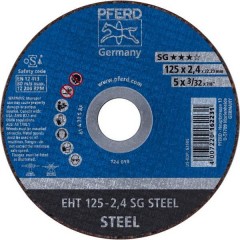Sg Steel Disco di taglio dritto 125 mm 22.23 mm 25 pz.