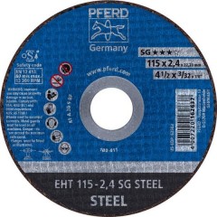 Sg Steel Disco di taglio dritto 115 mm 22.23 mm 25 pz.