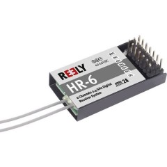 HR-6 Ricevitore a 6 canali 2,4 GHz Sistema innesto JR