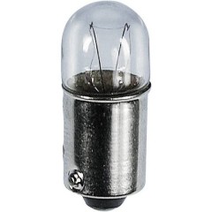 Mini lampadina tubolare 60 V 2 W BA9s Trasparente 1 pz.