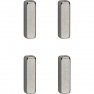 Magnete neodimio (L x A x P) 15 x 4 x 4 mm rettangolare, barra Argento 4 pz.