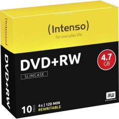 DVD+RW vergine 4.7 GB 10 pz. Slim case riscrivibile