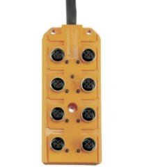 ASB 8/LED 5-4-331/5 M Scatola sensore attuatore passiva Distributore M12 con filettatura in
