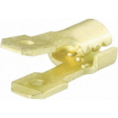 Connettore a spina piatta con linguetta angolata Larghezza spina: 2.8 mm Spessore 
