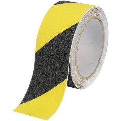 Nastro antiscivolo Conrad Components Sugo nero, giallo (L x l) 9 m x 50 mm, contenuto: 1 rotolo