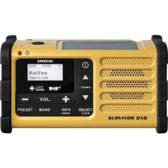 Survivor DAB Radio per esterni DAB+, FM USB Funzione di carica della batteria , torcia elettrica , ricaricabile