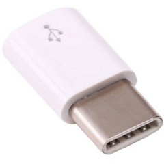 Adattatore USB Raspberry Pi [1x spina USB-C™ - 1x Presa Micro USB] Bianco