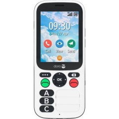 Cellulare senior 780X IP54 , Pulsante SOS Nero, Bianco