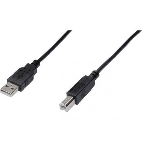 Cavo USB 2.0 [1x Spina A USB 2.0 - 1x Spina B USB 2.0] 1.80 m Nero