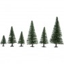 Hobby Kit alberi abete 50 fino a 140 mm Verde scuro 25 pz.
