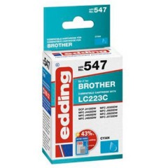Cartuccia dinchiostro Compatibile sostituisce Brother LC223C Singolo Ciano EDD-547