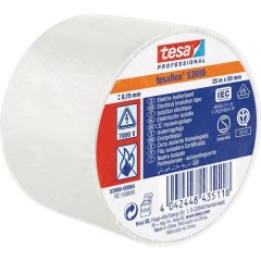 Nastro isolante ® 53988 Bianco (L x L) 25 m x 50 mm 1 pz.