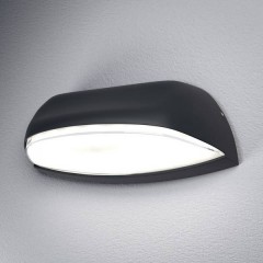 ENDURA® STYLE WIDE L Lampada da parete per esterni a LED Grigio scuro